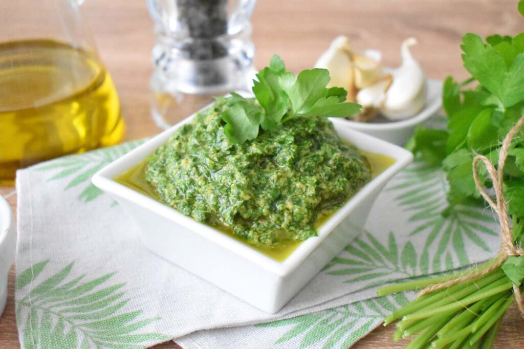 Wloski przepis na salsa verde