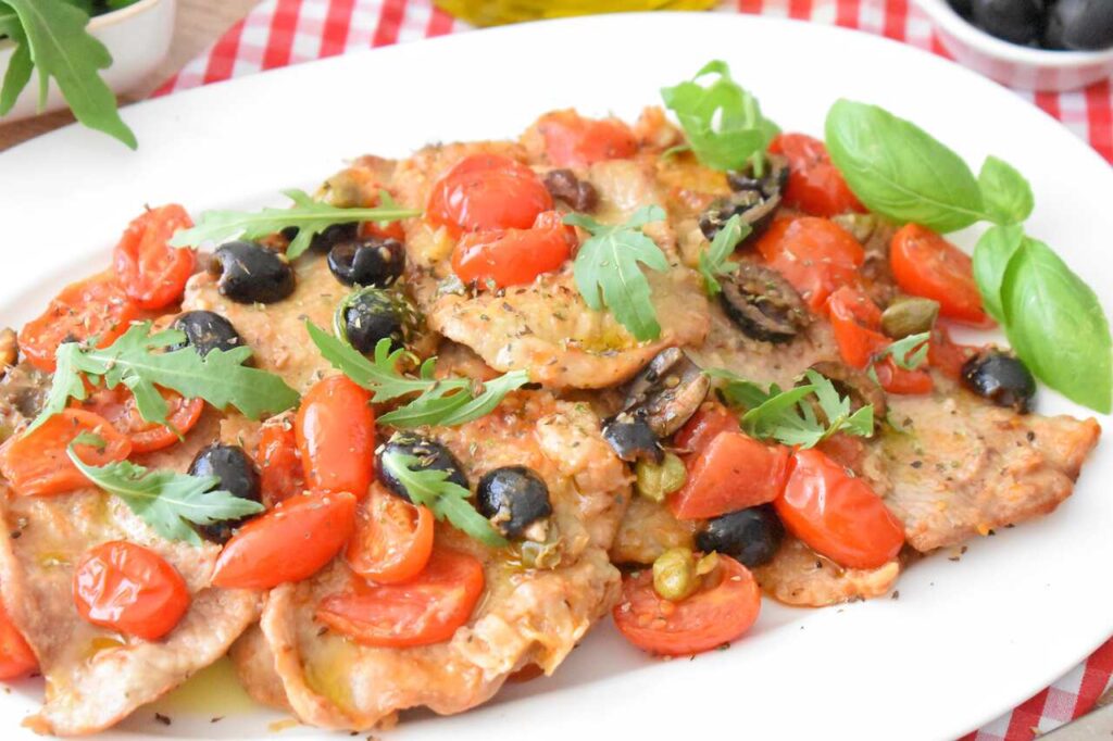 Cielecina po wlosku z pomidorkami