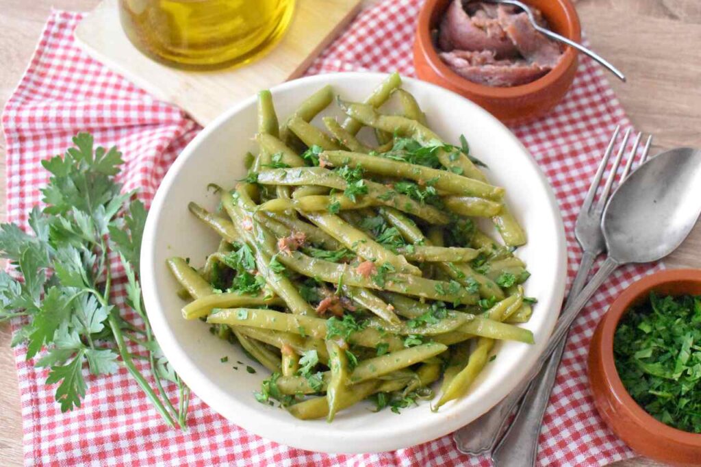 Wloski przepis na fasolke szparagowa z genui