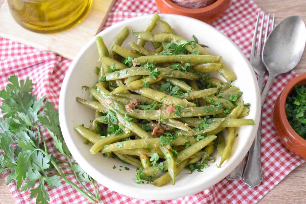 Przepis na fasolka szparagowa po genueńsku 