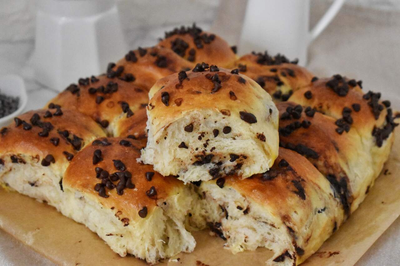 Przepis na domowe buleczki z czekolada
