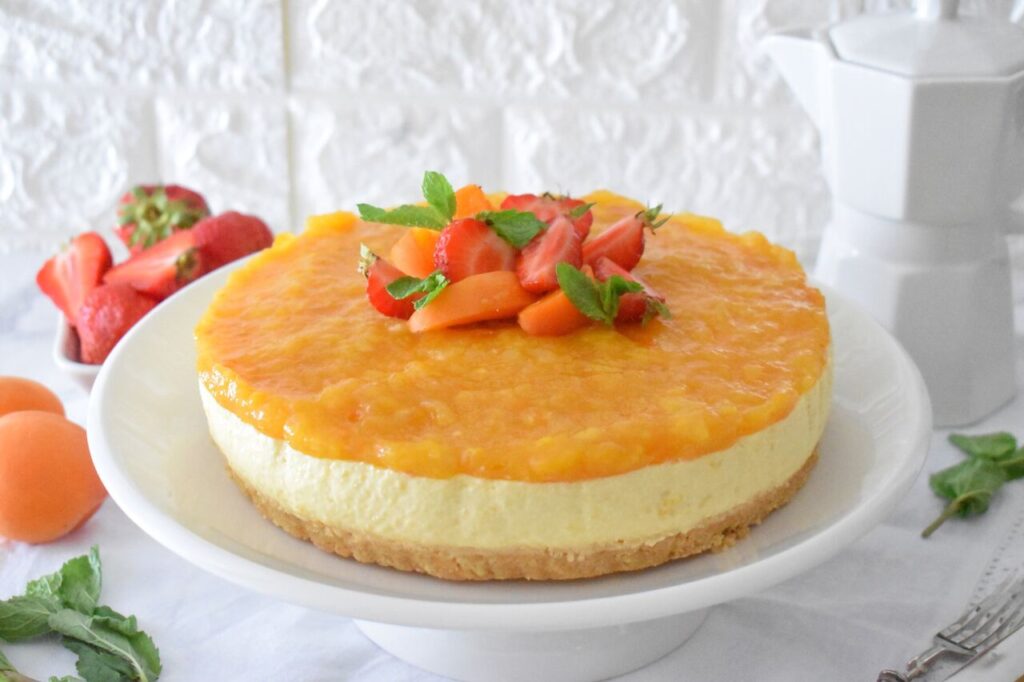 Cheesecake mango bez pieczenia