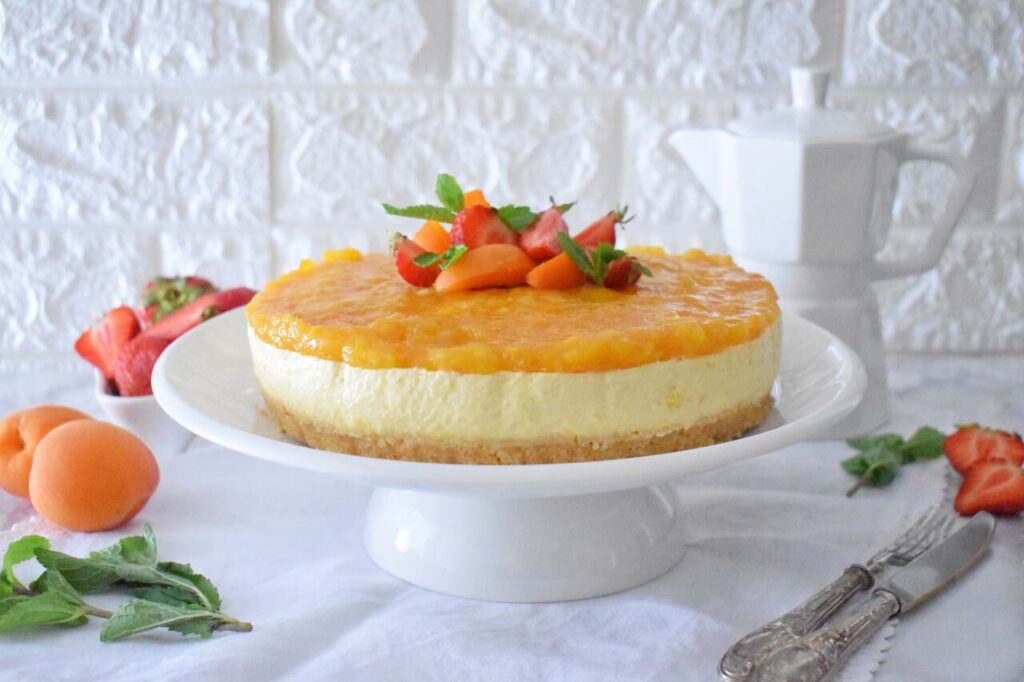 Przepis na cheesecake mango bez pieczenia