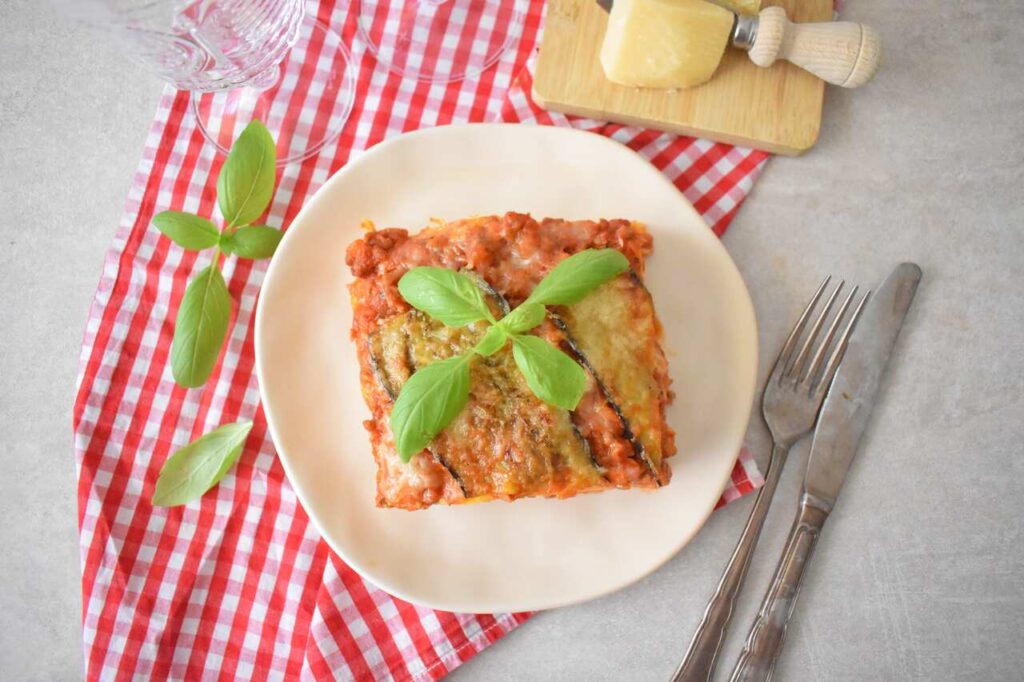 Wloska lasagne z baklazanem 