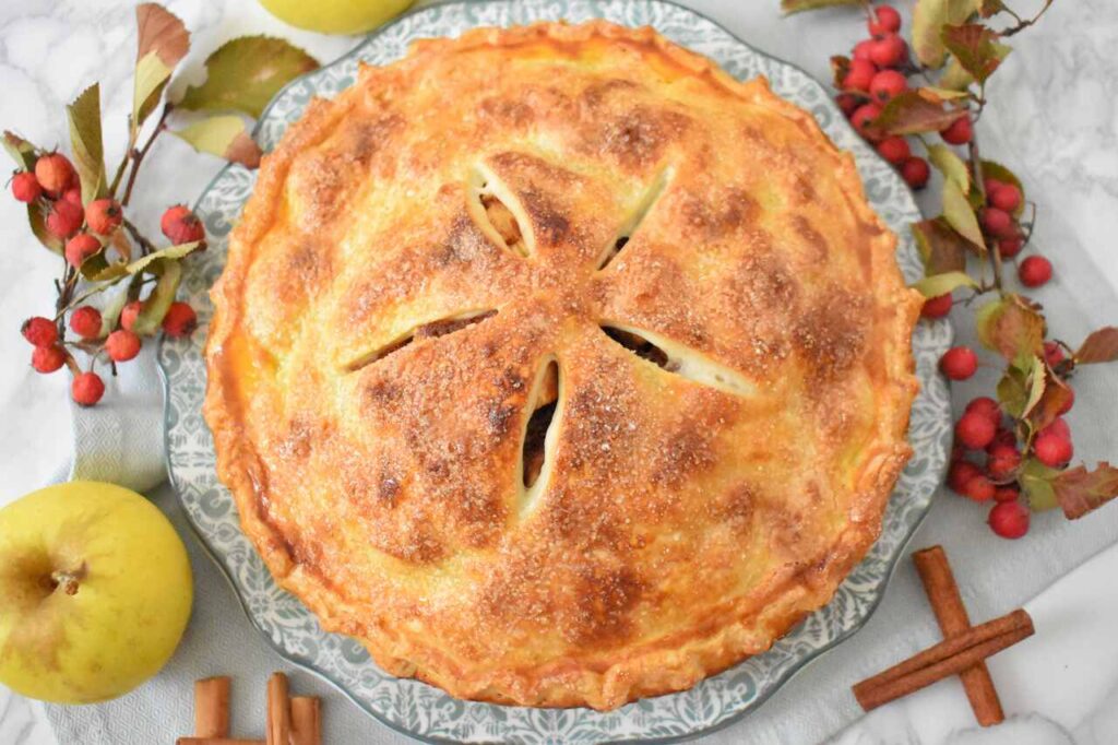 Szarlotka z jablkami po amerykansku