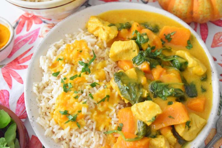 Przepis na curry z kurczakiem i dynia