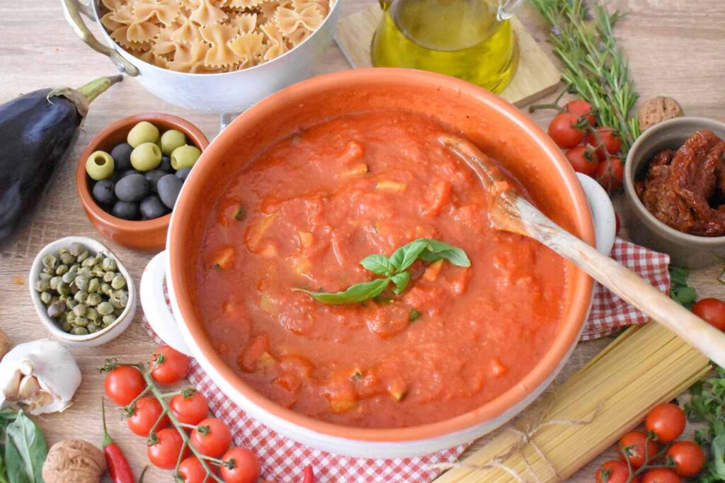 Sos z cukinia i papryka