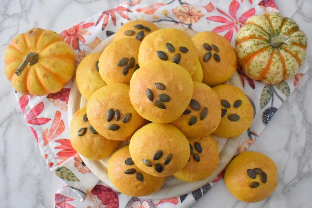 Puszyste buleczki z dynia