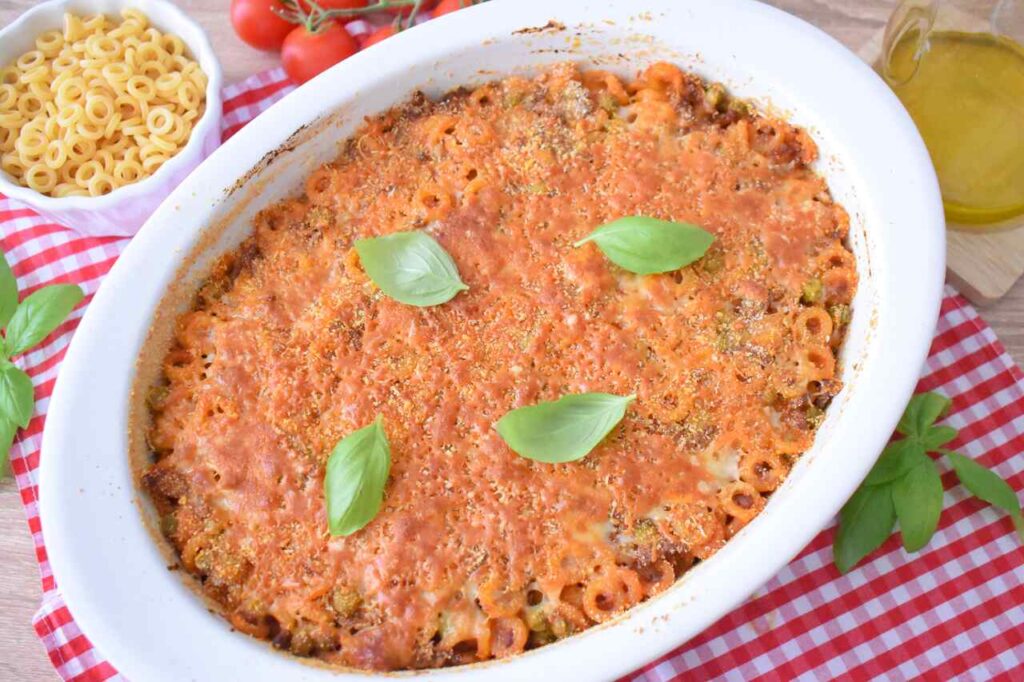 Sycylisjka zapiekanka z makaronem