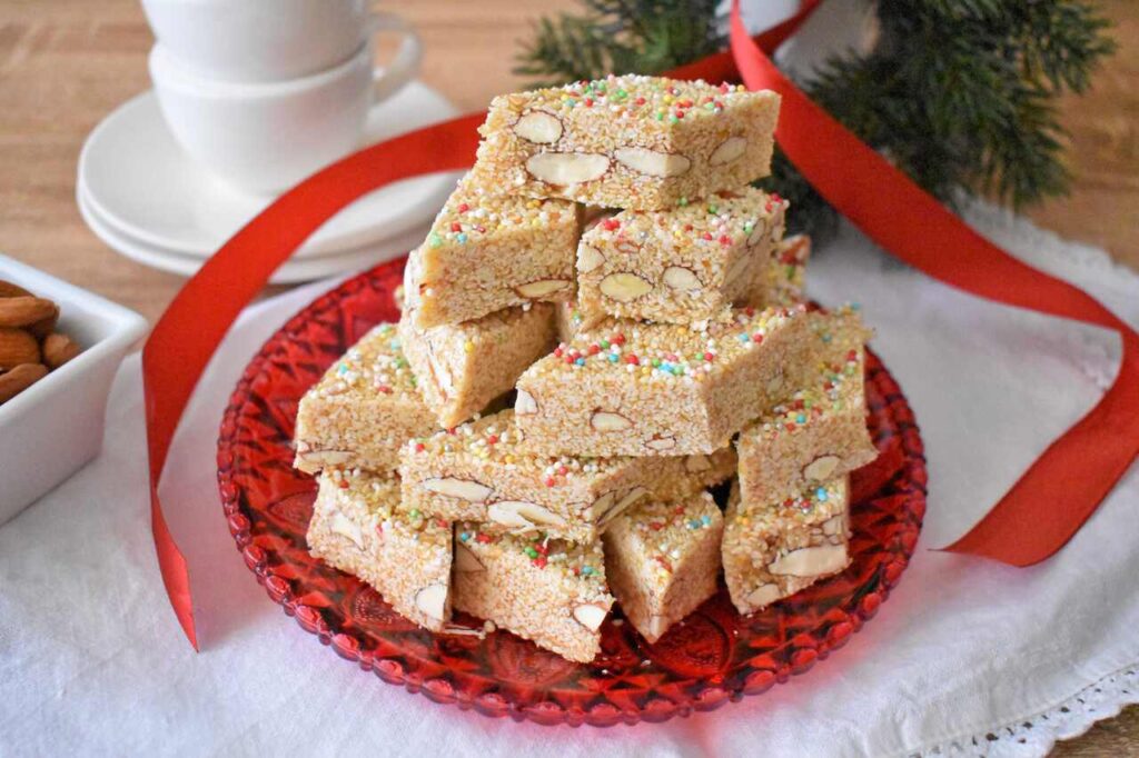 Sycylijskie torrone sezamowe