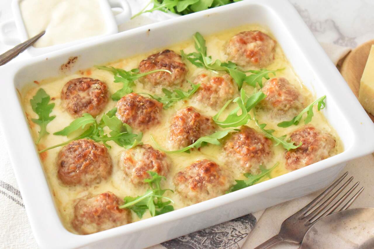 Przepis na pieczone klopsiki