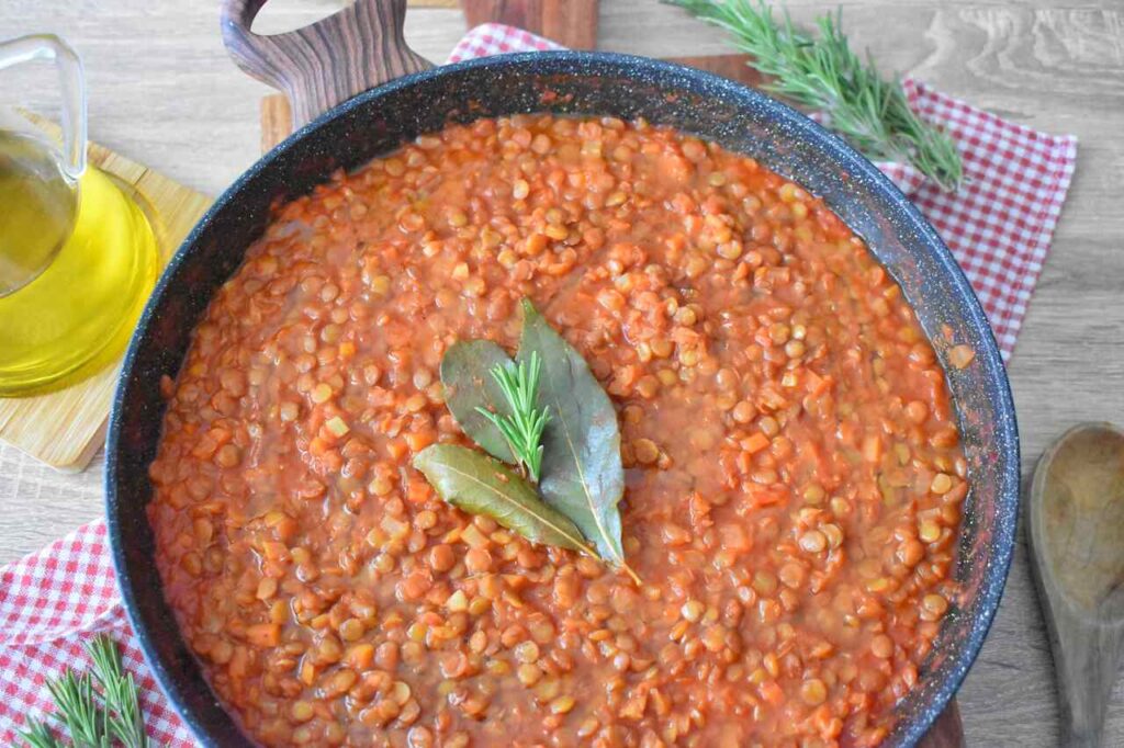 Przepis na sos pomidorowy z soczewica