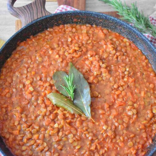 Przepis na sos pomidorowy z soczewica