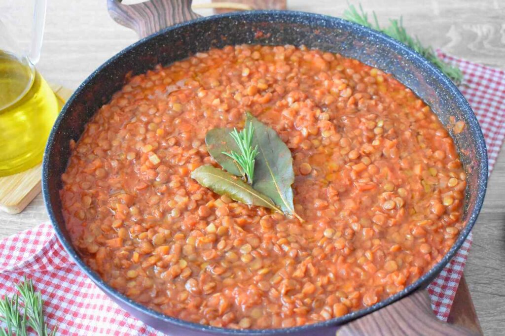 Wloskie ragù z soczewica