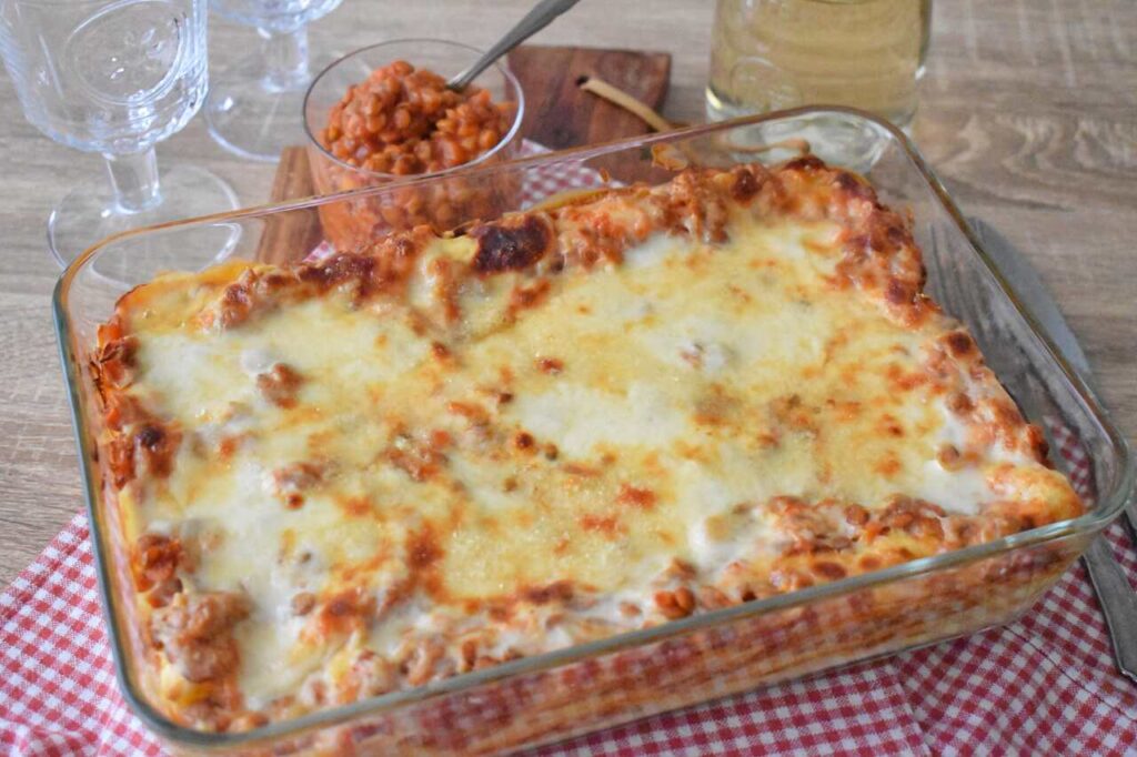 Lasagne wege z soczewica