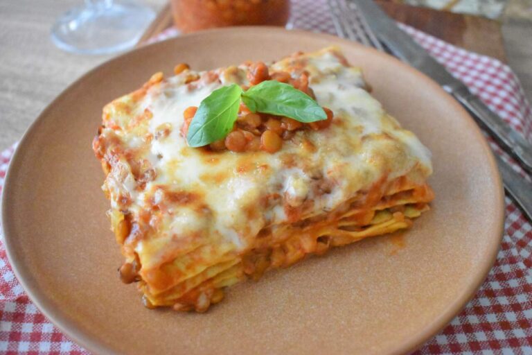 Wloska lasagne z wersji bezmiesnej