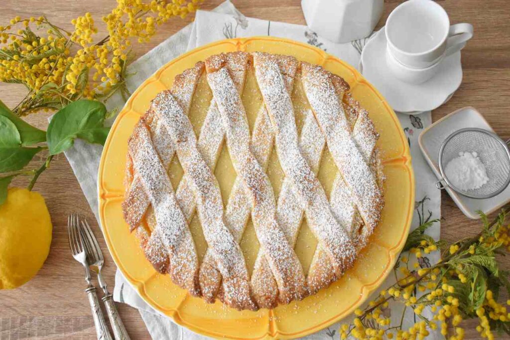 Krucha tarta wielkanocna z kremem ricotta