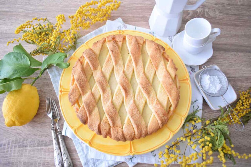 Tarta wielkanocna w kratke