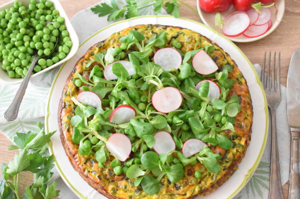 Warzywny omlet w wersji pieczonej