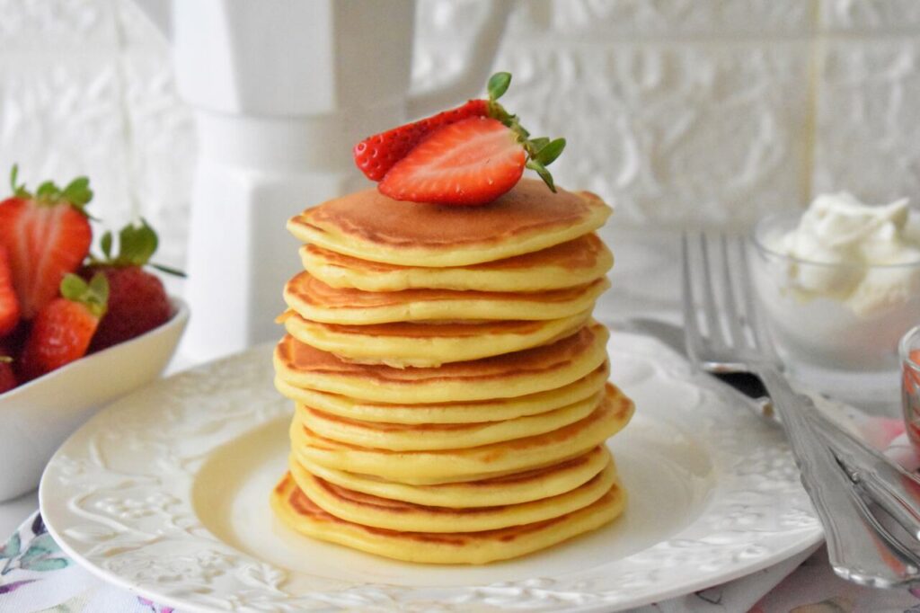 Wloskie sniadaniowe placki z mascarpone