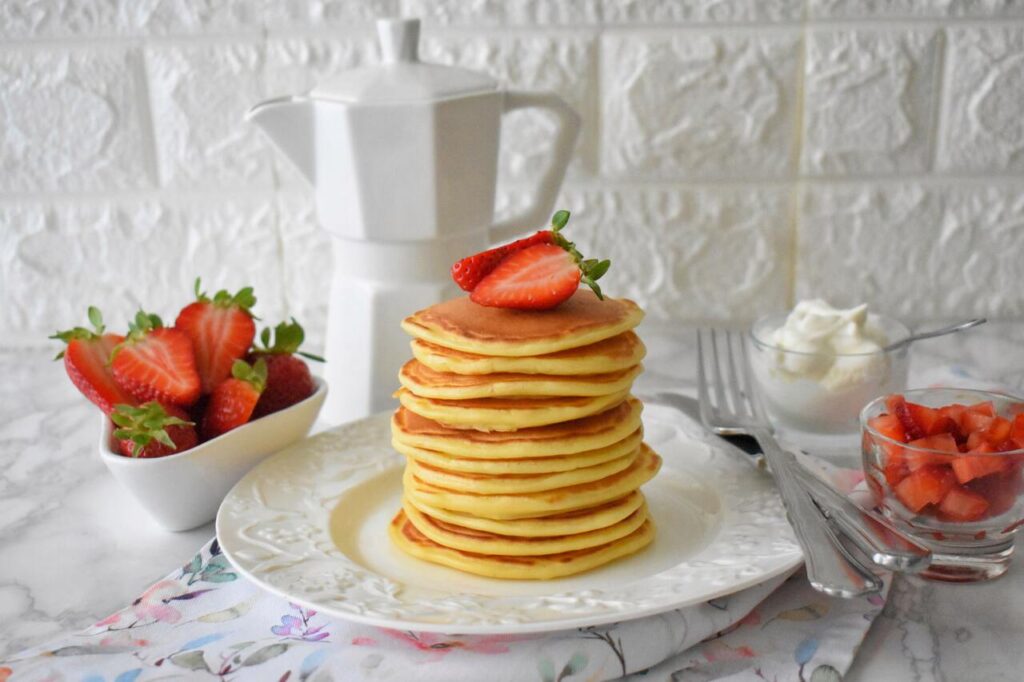 Przepis na pancake z mascarpone
