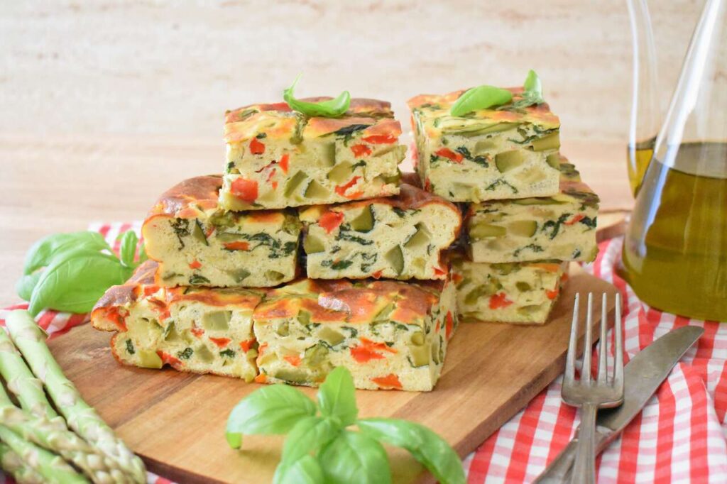 Lekka i puszysta pieczona frittata