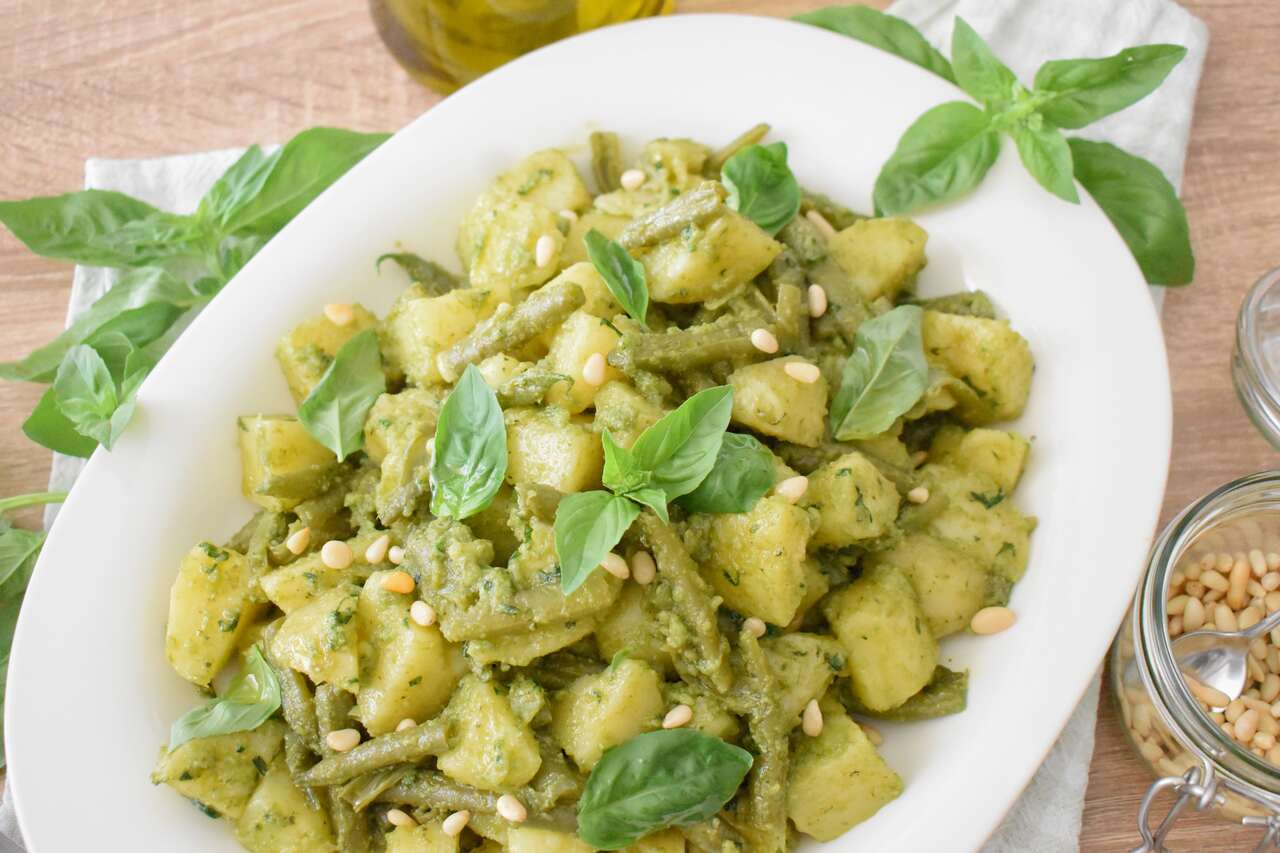 Przepis na salatke ziemniaczana z pesto