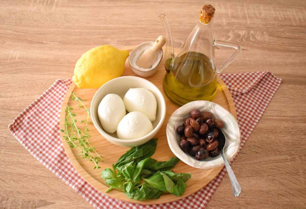 Przepis na marynowana mozzarelle w oliwie