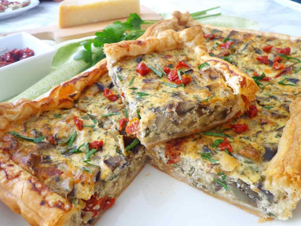 Wytrawna tarta z baklazanem
