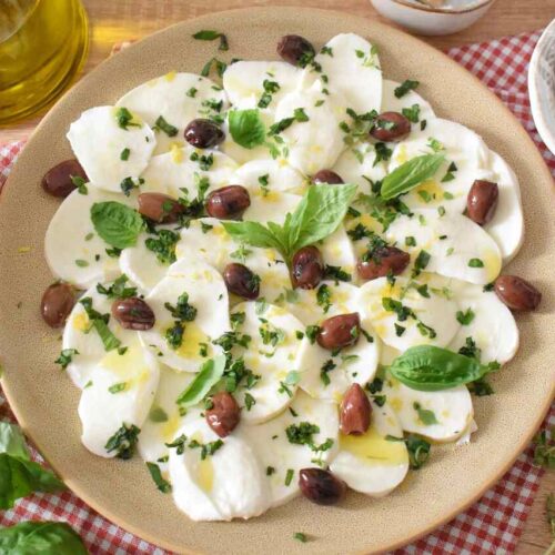 Marynowana mozzarella po liguryjsku