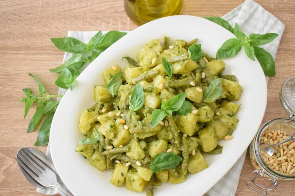 Wloska salatka ziemniaczana z Ligurii