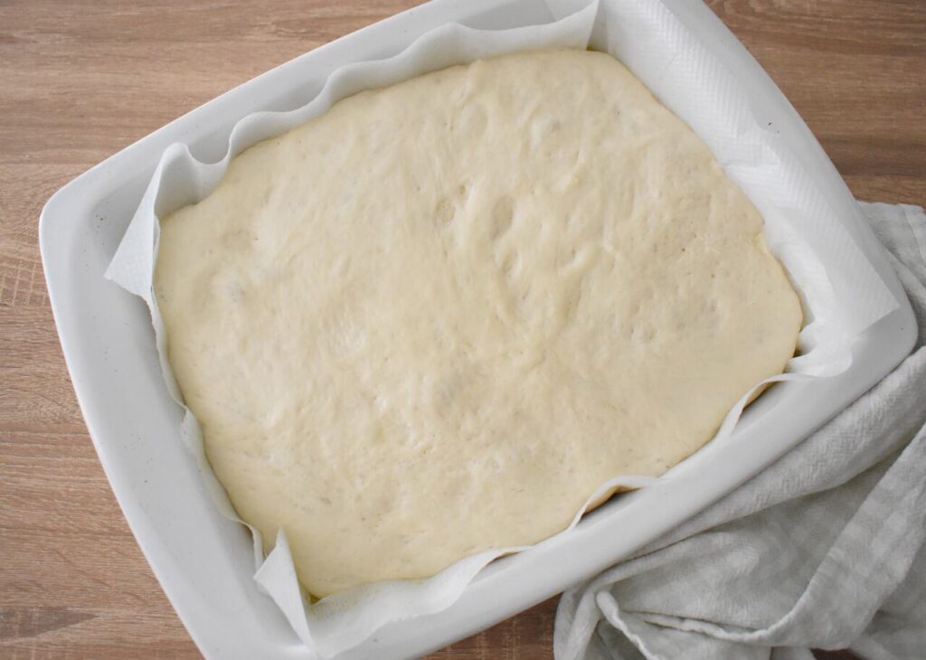 Puszysta miekka focaccia