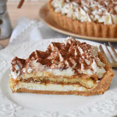 Kawowa tarta tiramisu bez pieczenia