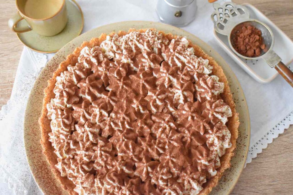 Wloska tarta tiramisu bez pieczenia