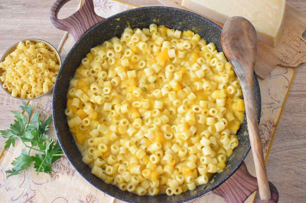 Wloski makaron z dynia pasta alla zucca