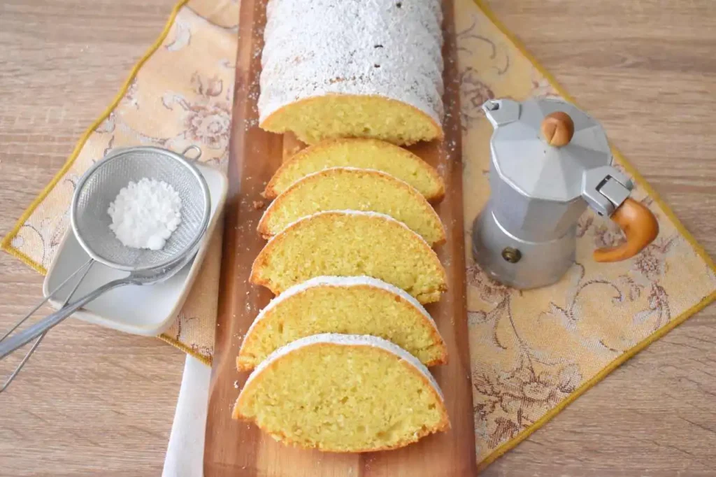 Kukurydziane ciasto migdalowe amor polenta